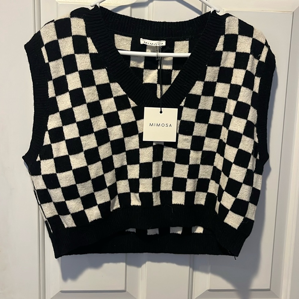 Checkmate Sweater Set
Top & Skirt